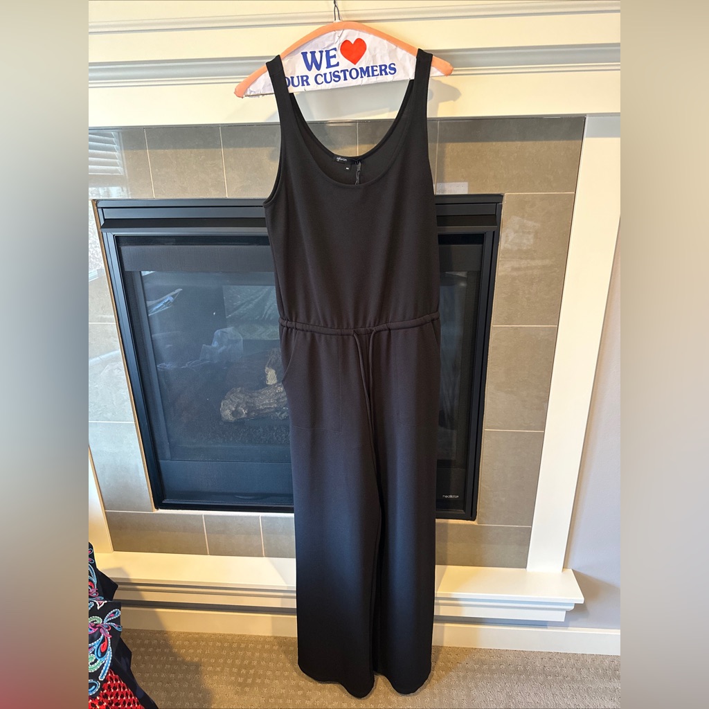 Women’s Gibson Black Tank Jumpsuit Size Xs New With Tags